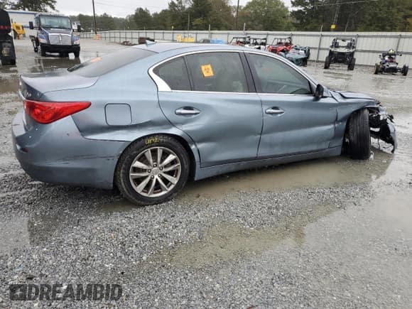 ✅ 2015 Infiniti Q50 Premium • VIN: JN1BV7AP6FM352695 • Lot: 90315095. Listed on Copart with 99,519 mi. Free auction sales archive from the USA and detailed vehicle history report at DreamBid. Image 3.
