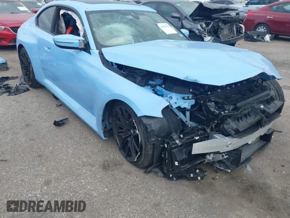 ✅ 2024 BMW M2 • VIN: 3MF13DM02R8D94517 • Lot: 43095054. Wystawiony na IAAI z przebiegiem 13 023 mil. Bezpłatny archiwum sprzedaży aukcyjnych z USA i szczegółowy raport historii pojazdu na DreamBid. Zdjęcie 1.