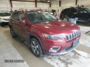✅ 2019 Jeep Cherokee Limited • VIN: 1C4PJMDN6KD291821 • Lot: 58326865. Listed on Copart with 66,465 mi. Free auction sales archive from the USA and detailed vehicle history report at DreamBid. Image 4.