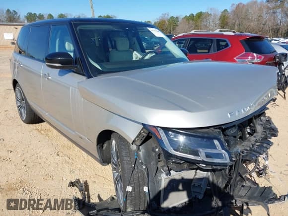 ✅ 2020 Land Rover Range Rover • VIN: SALGS5SE4LA590564 • Lot: 41767048. Listed on IAAI with 53,531 mi. Free auction sales archive from the USA and detailed vehicle history report at DreamBid. Image 1.