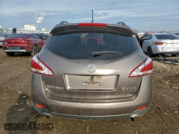 ✅ 2012 Nissan Murano LE • VIN: JN8AZ1MW4CW212162 • Lot: 93736815. Listed on Copart with 173,424 mi. Free auction sales archive from the USA and detailed vehicle history report at DreamBid. Image 6.