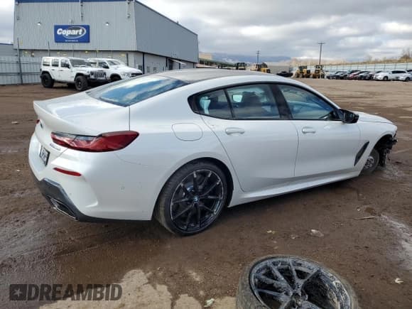✅ 2024 BMW 8 Series M850i • VIN: WBAGV8C06RCR92101 • Lot: 81748714. Listed on Copart with 78 mi. Free auction sales archive from the USA and detailed vehicle history report at DreamBid. Image 3.