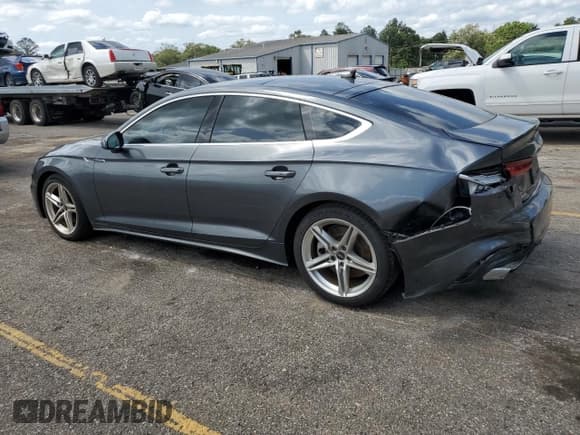 ✅ 2022 Audi A5 Sportback S line Premium • VIN: WAUDACF57NA029920 • Lot: 50598924. Listed on Copart with 30,345 mi. Free auction sales archive from the USA and detailed vehicle history report at DreamBid. Image 2.