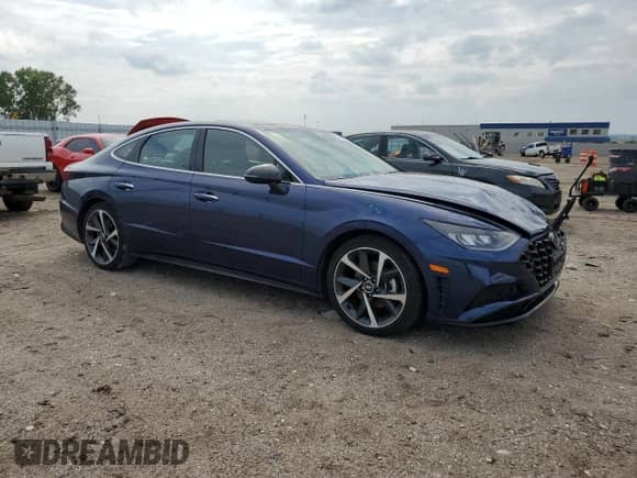 2022 Hyundai Sonata Sport с VIN 5NPEJ4J25NH148424, выставлен на аукционе Copart как лот 67751924 с пробегом 33 643 миль миль и Списание • Salvage title. История ставок и продаж доступна на DreamBid. Изображение 4.