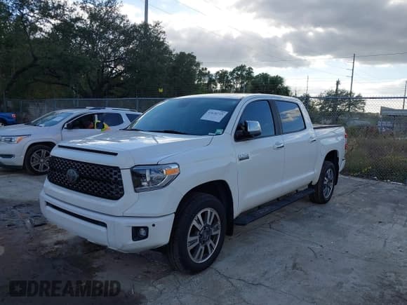✅ 2020 Toyota Tundra Platinum • VIN: 5TFAY5F1XLX880632 • Lot: 43630725. Listed on IAAI with 125,156 mi. Free auction sales archive from the USA and detailed vehicle history report at DreamBid. Image 2.