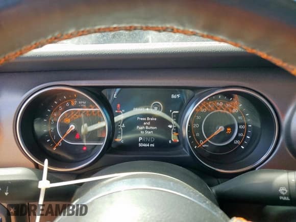 ✅ 2023 Jeep Gladiator Mojave • VIN: 1C6JJTEG5PL520560 • Lot: 82078145. Listed on Copart with 50,464 mi. Free auction sales archive from the USA and detailed vehicle history report at DreamBid. Image 9.