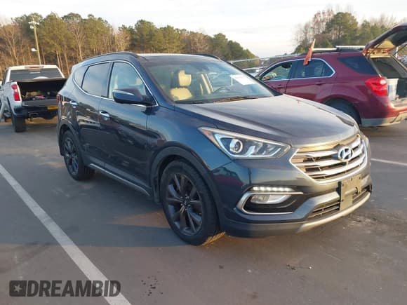 ✅ 2017 Hyundai Santa Fe Ultimate • VIN: 5XYZWDLA7HG422662 • Lot: 43779355. Listed on IAAI with 160,549 mi. Free auction sales archive from the USA and detailed vehicle history report at DreamBid. Image 1.