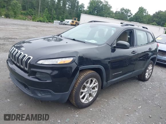 ✅ 2015 Jeep Cherokee Sport • VIN: 1C4PJLAB0FW761467 • Lot: 42362433. Listed on IAAI with 133,794 mi. Free auction sales archive from the USA and detailed vehicle history report at DreamBid. Image 2.