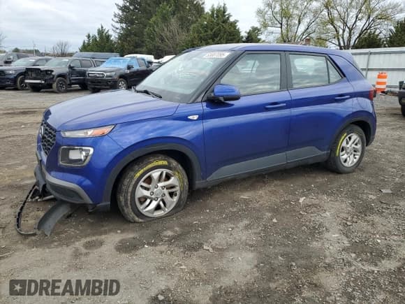 ✅ 2021 Hyundai Venue SE • VIN: KMHRB8A38MU066282 • Lot: 53087095. Listed on Copart with 92,466 mi. Free auction sales archive from the USA and detailed vehicle history report at DreamBid. Image 1.