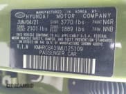 ✅ 2021 Hyundai Venue Denim • VIN: KMHRC8A39MU125109 • Lot: 41683871. Listed on IAAI with 50,188 mi. Free auction sales archive from the USA and detailed vehicle history report at DreamBid. Image 9.