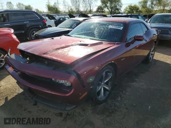 ✅ 2014 Dodge Challenger R/T 100th Anniversary Appearance • VIN: 2C3CDYBT2EH257322 • Lot: 73750694. Wystawiony na Copart z przebiegiem 38 994 mil. Bezpłatny archiwum sprzedaży aukcyjnych z USA i szczegółowy raport historii pojazdu na DreamBid. Zdjęcie 1.