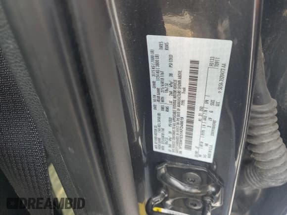 ✅ 2019 Ford F-150 XL • VIN: 1FTEW1E51KFD49019 • Лот: 69573915. Опубликован ранее на Copart с пробегом 126 193 миль. Бесплатный доступ к архиву аукционных продаж из США и подробный отчёт об истории автомобиля на DreamBid. Изображение 12.