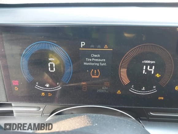 ✅ 2025 Hyundai Kona SEL • VIN: KM8HB3AB1SU192146 • Лот: 43649809. Опубликован ранее на IAAI с пробегом 25 003 миль. Бесплатный доступ к архиву аукционных продаж из США и подробный отчёт об истории автомобиля на DreamBid. Изображение 7.