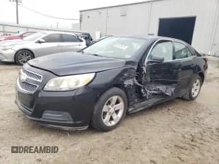 2013 Chevrolet Malibu LS with VIN 1G11B5SA3DF143506, listed as a Copart auction lot 90533975 with 107,036 mi miles and Salvage title. Bid and sale history available at DreamBid. Image 1.