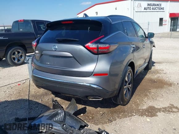 ✅ 2020 Nissan Murano SV • VIN: 5N1AZ2BJ1LN105855 • Lot: 41902524. Listed on IAAI with 121,598 mi. Free auction sales archive from the USA and detailed vehicle history report at DreamBid. Image 4.