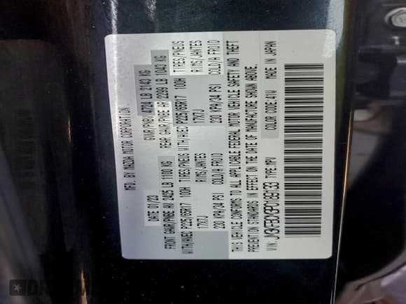 ✅ 2023 Mazda CX-5 S Carbon Edition • VIN: JM3KFBCM3P0189133 • Lot: 93620625. Listed on Copart with 56,552 mi. Free auction sales archive from the USA and detailed vehicle history report at DreamBid. Image 13.