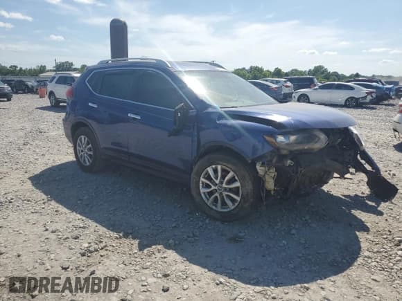 ✅ 2017 Nissan Rogue SV • VIN: KNMAT2MT6HP566808 • Lot: 55411615. Listed on Copart with Not provided. Free auction sales archive from the USA and detailed vehicle history report at DreamBid. Image 4.