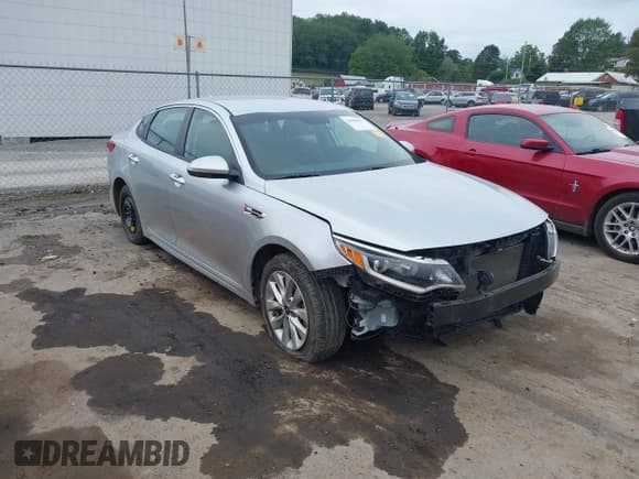 ✅ 2016 Kia Optima LX • VIN: 5XXGT4L34GG047320 • Lot: 43006987. Listed on IAAI with 77,514 mi. Free auction sales archive from the USA and detailed vehicle history report at DreamBid. Image 1.