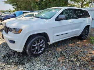 2021 Jeep Grand Cherokee Limited with VIN 1C4RJFBG2MC769704, listed as a Copart auction lot 65770825 with 52,642 mi miles and Salvage title. Bid and sale history available at DreamBid. Image 1.