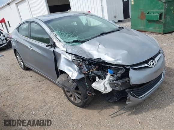 2015 Hyundai Elantra Limited with VIN 5NPDH4AE3FH597460, listed as a IAAI auction lot 42816860 with 102,964 mi miles and . Bid and sale history available at DreamBid. Image 1.