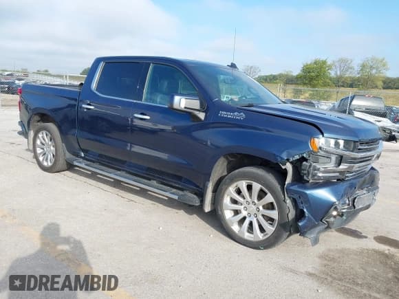 ✅ 2019 Chevrolet Silverado 1500 High Country • VIN: 3GCUYHEL7KG134157 • Лот: 43233782. Опубликован ранее на IAAI с пробегом 92 882 миль. Бесплатный доступ к архиву аукционных продаж из США и подробный отчёт об истории автомобиля на DreamBid. Изображение 1.