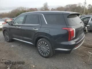 ✅ 2023 Hyundai Palisade Calligraphy • VIN: KM8R7DGE9PU640959 • Лот: 80472784. Опубликован ранее на Copart с пробегом 15 218 миль. Бесплатный доступ к архиву аукционных продаж из США и подробный отчёт об истории автомобиля на DreamBid. Изображение 2.