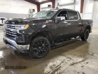 2025 Chevrolet Silverado 1500 LTZ with VIN 2GCUKGED0S1116855, listed as a Copart auction lot 47140995 with 1,123 mi miles and Clean title. Bid and sale history available at DreamBid. Image 1.