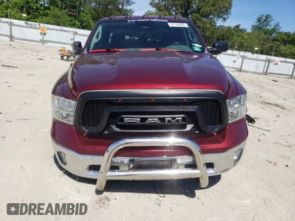 2018 Ram 1500 SLT with VIN 1C6RR7GT3JS348541, listed as a Copart auction lot 57144935 with 105,497 mi miles and Salvage title. Bid and sale history available at DreamBid. Image 5.