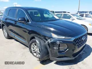 2019 Hyundai Santa Fe SE with VIN 5NMS23AD9KH136183, listed as a IAAI auction lot 43399476 with 128,859 mi miles and . Bid and sale history available at DreamBid. Image 1.