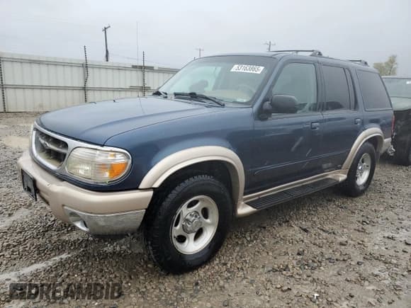 ✅ 2000 Ford Explorer Eddie Bauer • VIN: 1FMZU74E3YZA26797 • Lot: 53163865. Wystawiony na Copart z przebiegiem 297 314 mil. Bezpłatny archiwum sprzedaży aukcyjnych z USA i szczegółowy raport historii pojazdu na DreamBid. Zdjęcie 1.