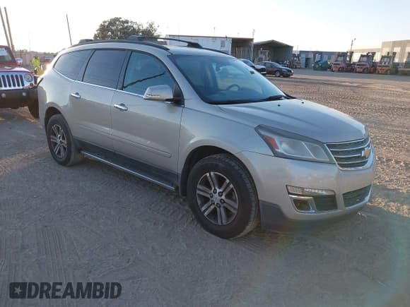✅ 2015 Chevrolet Traverse LT • VIN: 1GNKRHKD3FJ219378 • Lot: 43754664. Listed on IAAI with Not provided. Free auction sales archive from the USA and detailed vehicle history report at DreamBid. Image 1.