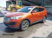 2015 Hyundai Santa Fe with VIN 5XYZTDLB0FG255995, listed as a IAAI auction lot 43021584 with 153,333 mi miles and . Bid and sale history available at DreamBid. Image 2.