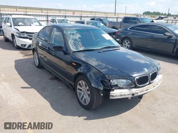 2004 BMW 3 Series 325i with VIN WBAEV33434KR27072, listed as a IAAI auction lot 43345034 with 150,731 mi miles and . Bid and sale history available at DreamBid. Image 1.