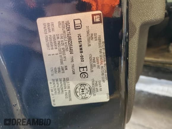 ✅ 2008 Chevrolet Silverado 1500 1LT • VIN: 1GCEK19J88Z264494 • Lot: 63310874. Listed on Copart with 89,362 mi. Free auction sales archive from the USA and detailed vehicle history report at DreamBid. Image 13.