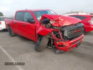 2024 Ram 1500 Big Horn с VIN 1C6RRFFG1RN199328, выставлен на аукционе IAAI как лот 43230811 с пробегом 26 909 миль миль и . История ставок и продаж доступна на DreamBid. Изображение 1.