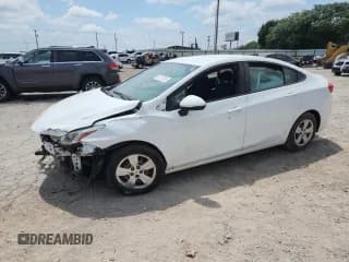 ✅ 2016 Chevrolet Cruze LS • VIN: 1G1BB5SM1G7281641 • Lot: 68112025. Listed on Copart with Not provided. Free auction sales archive from the USA and detailed vehicle history report at DreamBid. Image 1.
