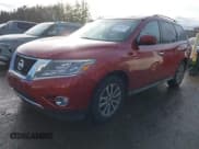 ✅ 2015 Nissan Pathfinder S • VIN: 5N1AR2MN5FC624603 • Lot: 43786215. Listed on IAAI with 159,139 mi. Free auction sales archive from the USA and detailed vehicle history report at DreamBid. Image 2.