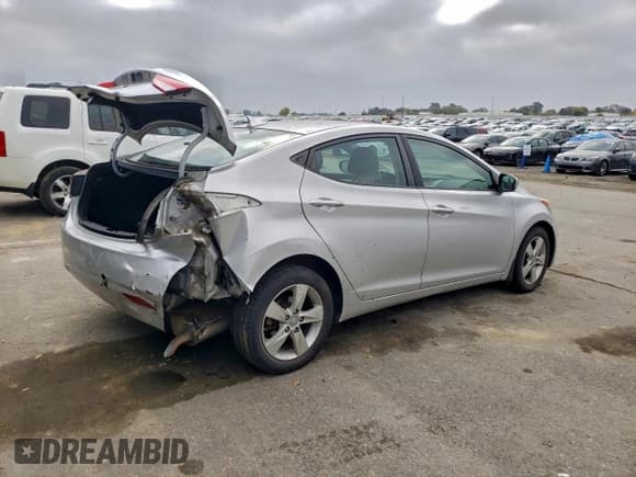 ✅ 2013 Hyundai Elantra GLS • VIN: KMHDH4AE2DU729042 • Lot: 94526365. Listed on Copart with 174,024 mi. Free auction sales archive from the USA and detailed vehicle history report at DreamBid. Image 3.