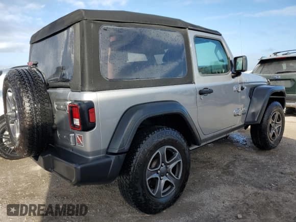 ✅ 2019 Jeep Wrangler Sport S • VIN: 1C4GJXAN7KW512918 • Lot: 76731974. Listed on Copart with Not provided. Free auction sales archive from the USA and detailed vehicle history report at DreamBid. Image 3.