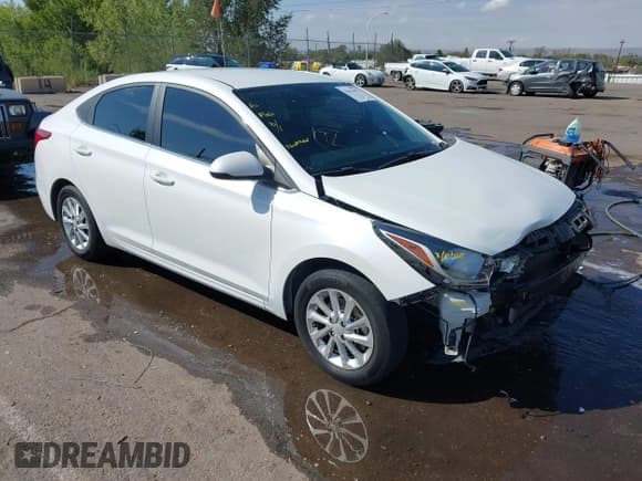 ✅ 2021 Hyundai Accent SE • VIN: 3KPC24A68ME150839 • Lot: 43412612. Listed on IAAI with 43,460 mi. Free auction sales archive from the USA and detailed vehicle history report at DreamBid. Image 1.