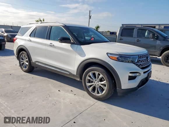 2021 Ford Explorer Limited with VIN 1FMSK7FH6MGC13875, listed as a Copart auction lot 62504965 with 21,744 mi miles and Clean title. Bid and sale history available at DreamBid. Image 4.