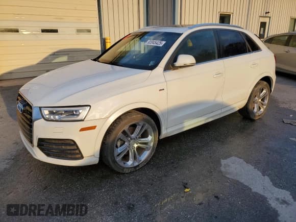 ✅ 2017 Audi Q3 Prestige • VIN: WA1GCCFS0HR001103 • Lot: 92045425. Listed on Copart with 175,568 mi. Free auction sales archive from the USA and detailed vehicle history report at DreamBid. Image 1.