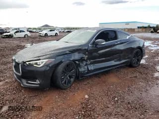 ✅ 2018 Infiniti Q60 Sport • VIN: JN1EV7EK5JM340008 • Лот: 59180555. Опубликован ранее на Copart с пробегом 65 856 миль. Бесплатный доступ к архиву аукционных продаж из США и подробный отчёт об истории автомобиля на DreamBid. Изображение 1.