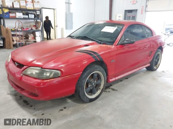 ✅ 1996 Ford Mustang GT • VIN: 1FALP42X1TF189629 • Лот: 43225794. Опубликован ранее на IAAI с пробегом 194 157 миль. Бесплатный доступ к архиву аукционных продаж из США и подробный отчёт об истории автомобиля на DreamBid. Изображение 2.