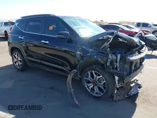 ✅ 2022 Kia Seltos SX • VIN: KNDETCA22N7248084 • Lot: 42819603. Listed on IAAI with 57,415 mi. Free auction sales archive from the USA and detailed vehicle history report at DreamBid. Image 1.