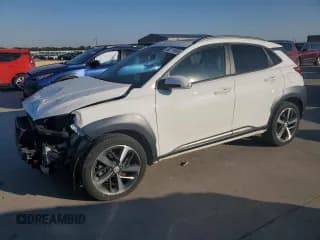 ✅ 2021 Hyundai Kona Ultimate • VIN: KM8K5CA52MU730895 • Лот: 86711895. Опубликован ранее на Copart с пробегом 26 944 миль. Бесплатный доступ к архиву аукционных продаж из США и подробный отчёт об истории автомобиля на DreamBid. Изображение 1.
