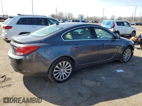✅ 2011 Buick Regal CXL RL1 • VIN: W04GN5EC0B1010261 • Lot: 51707035. Listed on Copart with 168,136 mi. Free auction sales archive from the USA and detailed vehicle history report at DreamBid. Image 3.