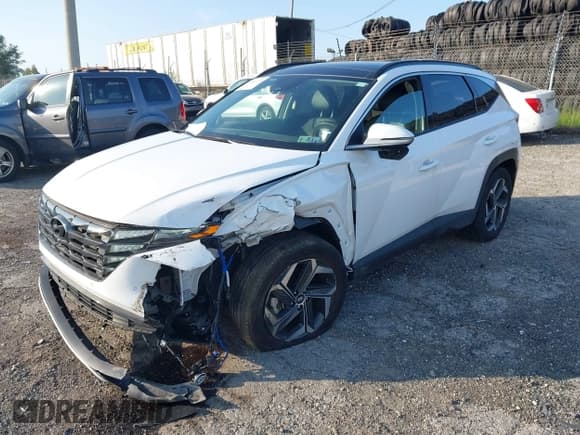 ✅ 2023 Hyundai Tucson Limited • VIN: KM8JFDA28PU105491 • Lot: 42844210. Wystawiony na IAAI z przebiegiem 13 821 mil. Bezpłatny archiwum sprzedaży aukcyjnych z USA i szczegółowy raport historii pojazdu na DreamBid. Zdjęcie 2.