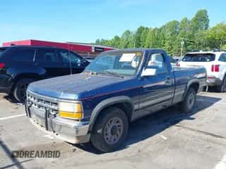 1992 Dodge Dakota SLT z VIN 1B7FL26X9NS643377, wystawiony jako IAAI lot #42844829 z przebiegiem 191 961 mil mil oraz . Historia ofert i sprzedaży dostępna na DreamBid. Obrazek 2.