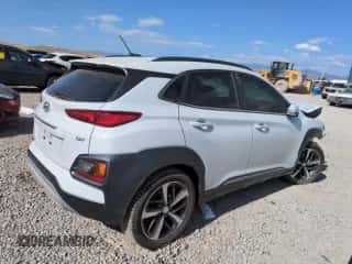 2018 Hyundai Kona Limited z VIN KM8K33A51JU080250, wystawiony jako Copart lot #65478195 z przebiegiem 131 155 mil mil oraz Szkoda całkowita • Salvage title. Historia ofert i sprzedaży dostępna na DreamBid. Obrazek 3.